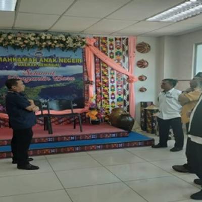Kunjungan Hormat Pejabat Mufti Negeri Sabah Ke Mahkamah Anak Negeri Daerah Keningau